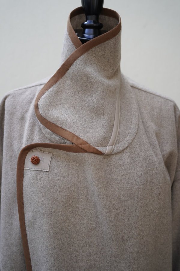 画像4: m's braque　 HOUSE COAT　 col. NATURAL/BROWN