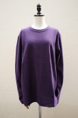 画像1: eleven 2nd MEN'S 　<br />Plain Cotton Jersey Mens Long T -shirt　<br />col. Purple (1)