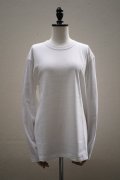 eleven 2nd MEN'S 　 Plain Cotton Jersey Mens Long T -shirt　 col. White