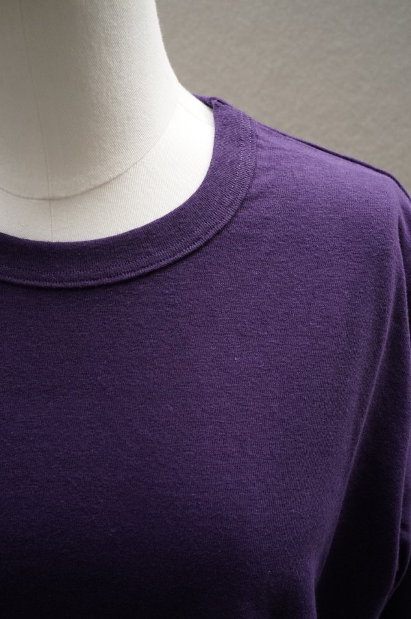 画像2: eleven 2nd　 Plain Cotton Jersey Long T-shirt　 col. Purple