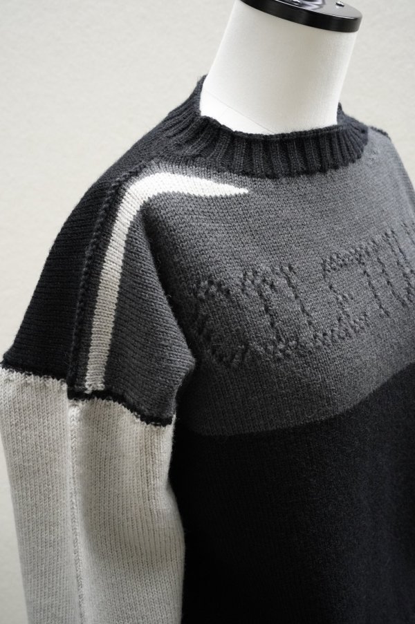 画像5: Cecile Tulkens　 POINTELLE GANSEY ROULETTE　 col. UNI GREY / BLACK / SILVER