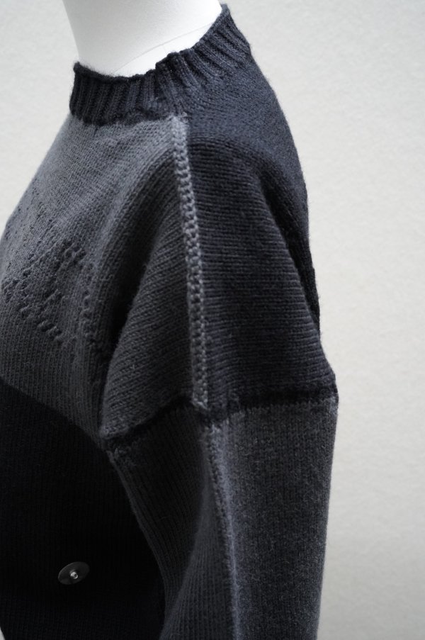 画像6: Cecile Tulkens　 POINTELLE GANSEY ROULETTE　 col. UNI GREY / BLACK / SILVER