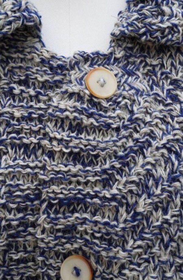 画像1: Isabella Stefanelli   Jack Flight Jkt Isaran - Water　 Irish wool-hand knitted