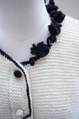 画像2: daniela gregis  <br />giacca legaccio hand-knitted jacket pecora bordini (2)