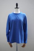 画像1: eleven 2nd　<br />Plain Cotton Jersey Long T-shirt　<br />col. Ink Blue (1)