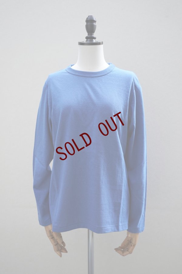 画像1: eleven 2nd　 Plain Cotton Jersey Long T-shirt　 col. Ink Blue
