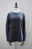 画像1: eleven 2nd　<br />Plain Cotton Jersey Long T-shirt　<br />col. Slate (1)