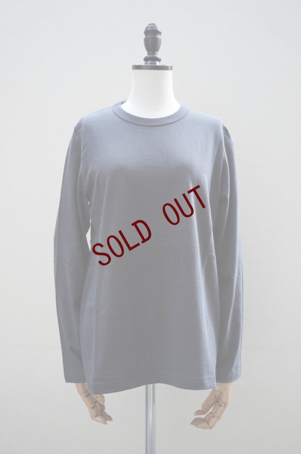 画像1: eleven 2nd　 Plain Cotton Jersey Long T-shirt　 col. Slate