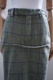 画像2: MARINA YEE　 Billie - Deconstruction Long Trousers Skirt　 col.Light Green/Blue (2)