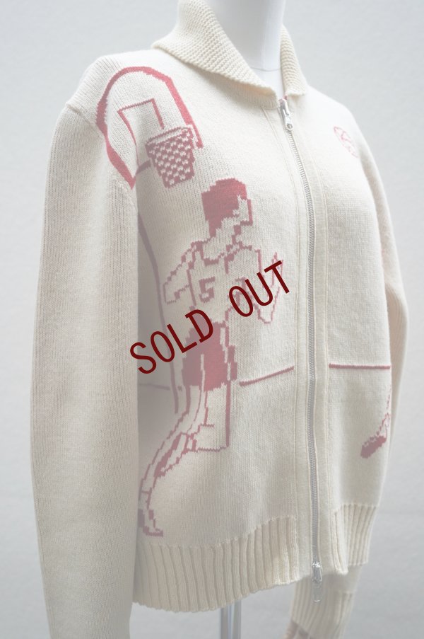 画像2: BODE　 HOOP CARDIGAN　 col.CREAM RED