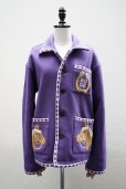 画像1: BODE　<br />BRONCO APPLIQUE JACKET　<br />col.PURPLE WHITE (1)