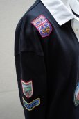 画像3: BODE　 MULTI-PATCH RUGBY SHIRT　 col.BLACK