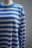 画像3: eleven 2nd MEN'S　 Cotton Border Jersey Long T -shirt　 col. White / blue (3)