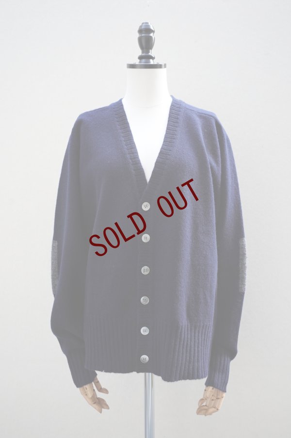 画像2: eleven 2nd   Elbow Patch Cardigan  col.Dk.Navy