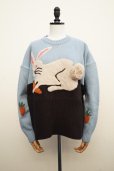 画像1: S.S.DALEY　<br />Hector Bunny Crewneck Sweater　<br />col.Blue (1)