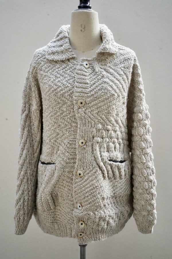 画像2: Isabella Stefanelli   Jack Flight Jkt Isaran - Marble　 Irish wool-hand knitted