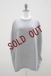 再入荷　  eleven 2nd   MENS Round Neck Jumper  col.Md.Grey