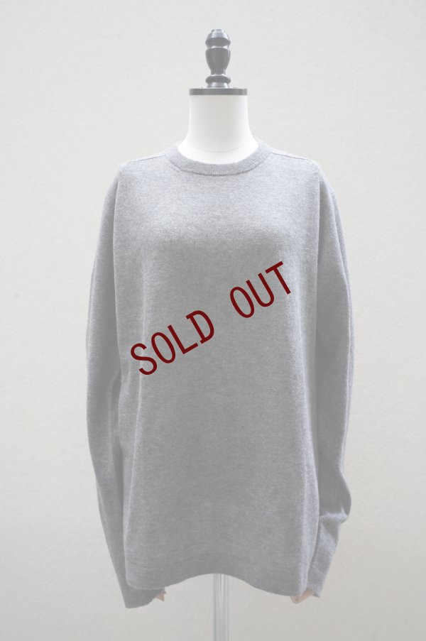 画像1: 再入荷　  eleven 2nd   MENS Round Neck Jumper  col.Md.Grey