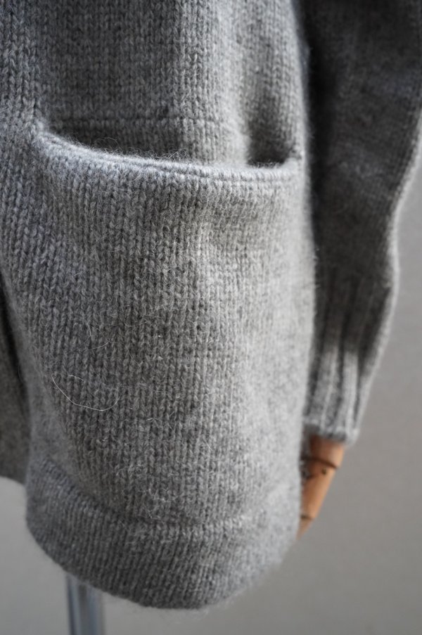画像3: eleven 2nd　 Lettered Cardigan　 col.Grey