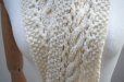 画像3: eleven 2nd　<br />Cable Aran Mini Stole　<br />col.Ivory (3)