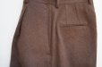 画像3:  AURALEE　 BABY CAMEL FLANNEL SLACKS　 col.DARK BROWN