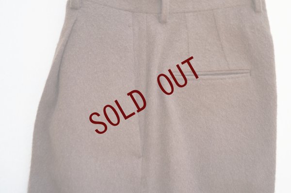 画像3: -50%  AURALEE　 BABY CAMEL FLANNEL SLACKS　 col.DARK BROWN