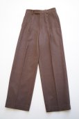 画像4:  AURALEE　 BABY CAMEL FLANNEL SLACKS　 col.DARK BROWN