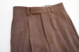 画像5:  AURALEE　 BABY CAMEL FLANNEL SLACKS　 col.DARK BROWN