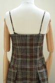 画像7: BOWTE　 BROWN CHECK CAMI DRESS 　 col.BROWN CHECK (7)