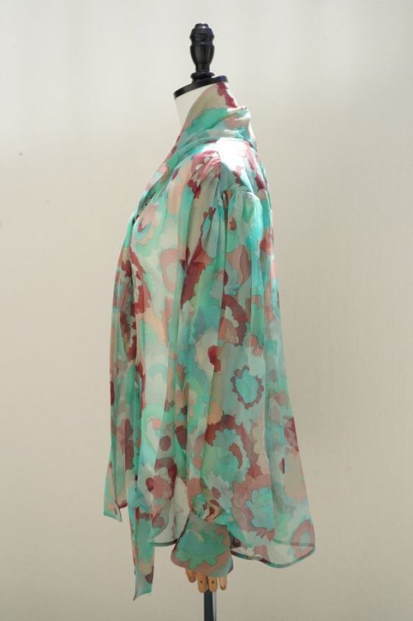 画像5: BOWTE　 PRINT BOWTIE BLOUSE 　 col.EMRALD