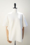 CFCL　 GARTER CREW NECK TEE 3　 col.WHITE