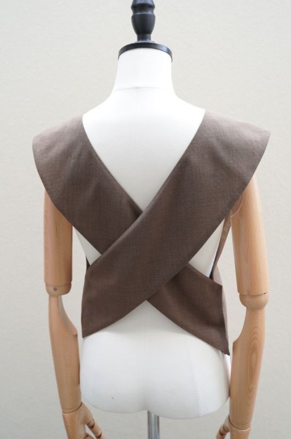 画像7: BOWTE　 SUPER FINE WORSTED CROSS TOPS　 col.BROWN