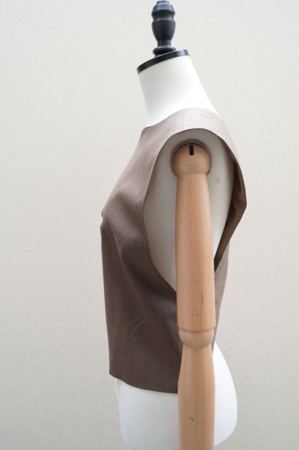 画像8: BOWTE　 SUPER FINE WORSTED CROSS TOPS　 col.BROWN