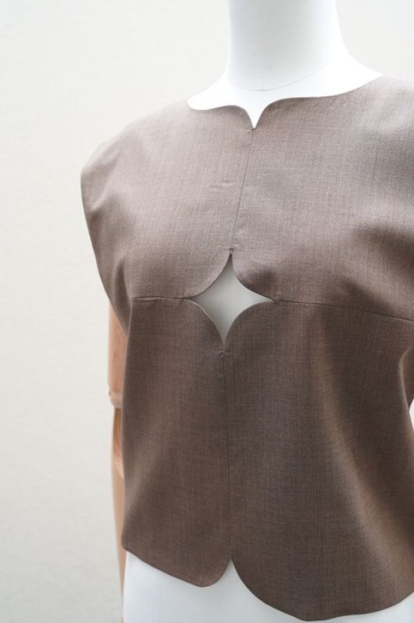 画像9: BOWTE　 SUPER FINE WORSTED CROSS TOPS　 col.BROWN