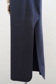 画像7: BOWTE　 SUPER FINE WORSTED BACK SLIT SKIRT　 col.NAVY (7)