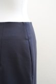 画像8: BOWTE　 SUPER FINE WORSTED BACK SLIT SKIRT　 col.NAVY (8)