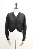 画像2: Cristaseya　 20VD-SK-BK　 SILK CARDIGAN　 col.BLACK (2)