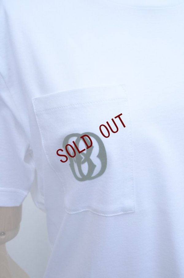 画像1: BOWTE　 BOWTE LOGO 2POCKET TEE　 col.WHITE