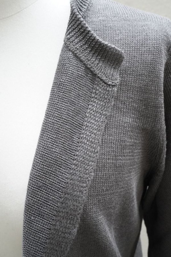 画像5: eleven 2nd   Silk Plating Linen Cardigan  col.Grey