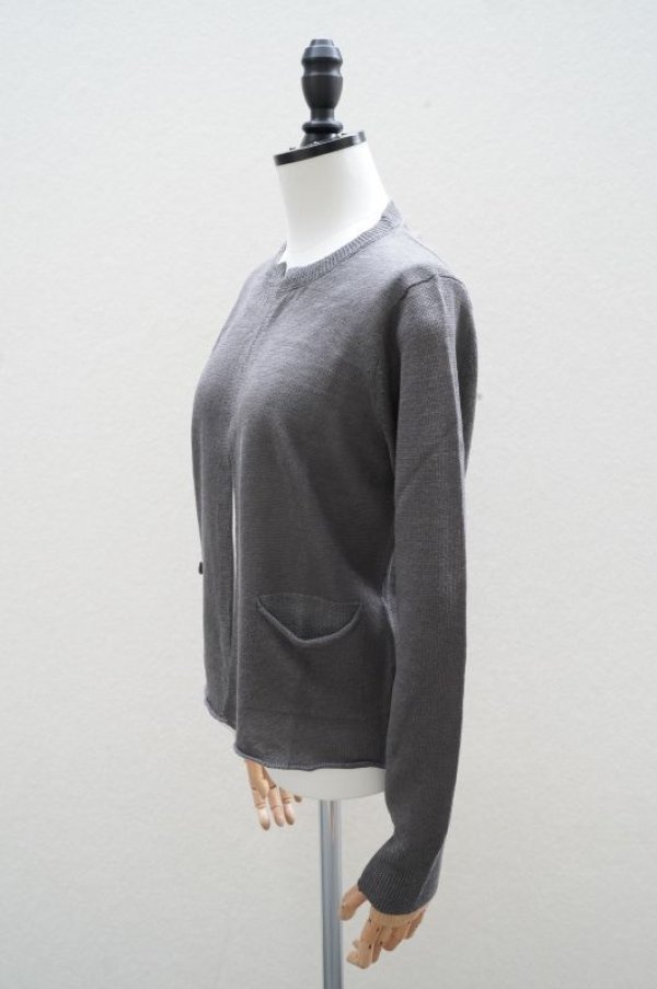 画像6: eleven 2nd   Silk Plating Linen Cardigan  col.Grey