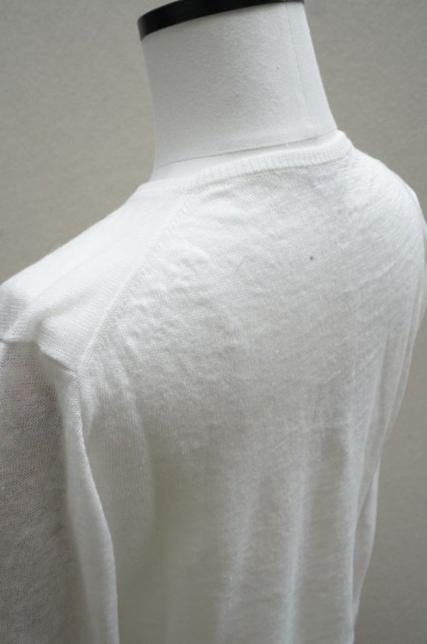 画像6: eleven 2nd   Fine Linen Button Cardigan  col.White