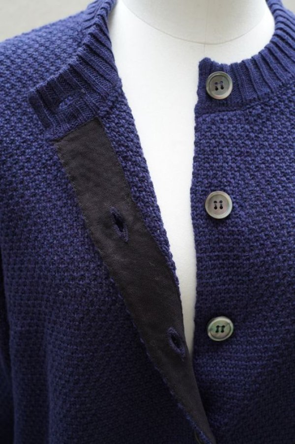 画像4: eleven 2nd   Linen Cotton Moss Stitchs  col.Navy