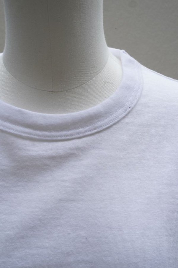 画像2: eleven 2nd   Plain Cotton jersey Mens T-shirt  col.White