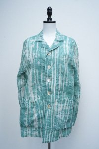 toogood　 THE PHOTOGRAPHER JACKET - STRIPED ORGANDY　 col.sea green