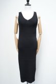 画像1: CFCL　 CUPRO RIB DRESS 2　 col.BLACK (1)
