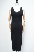 CFCL　 CUPRO RIB DRESS 2　 col.BLACK