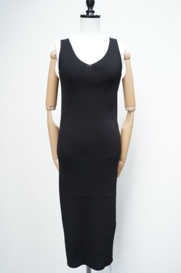 画像1: CFCL　 CUPRO RIB DRESS 2　 col.BLACK (1)