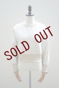 TANAKA　 THE  SWEAT SHIRT　 col.WHITE