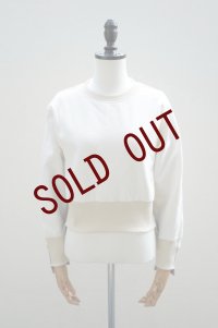 TANAKA　 THE  SWEAT SHIRT　 col.WHITE