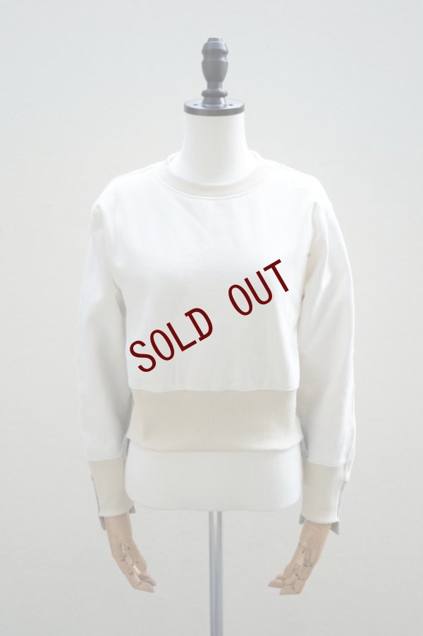 画像1: TANAKA　 THE  SWEAT SHIRT　 col.WHITE